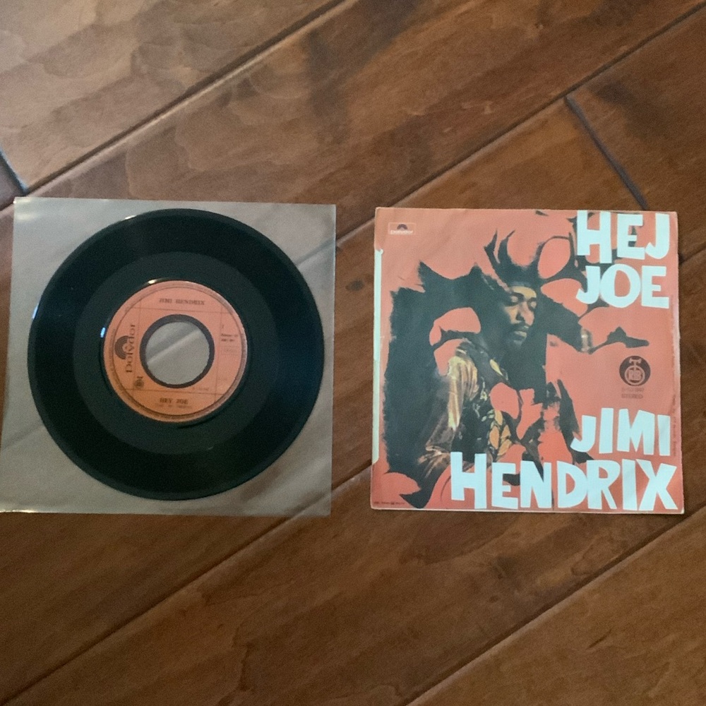 Jimi Hendrix 'Hey Joe' Vinyl Record